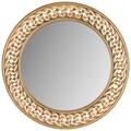 Safavieh Braided Chain Mirror, Gold - 24 x 1 x 24 in. MIR5005C